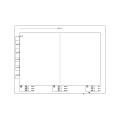 Oven inner Door Glass - 140074681010 Door Glass Printed 522x393mm [Electrolux Aeg]